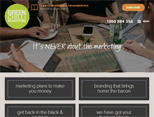 Tablet Screenshot of greenchillimarketing.com.au